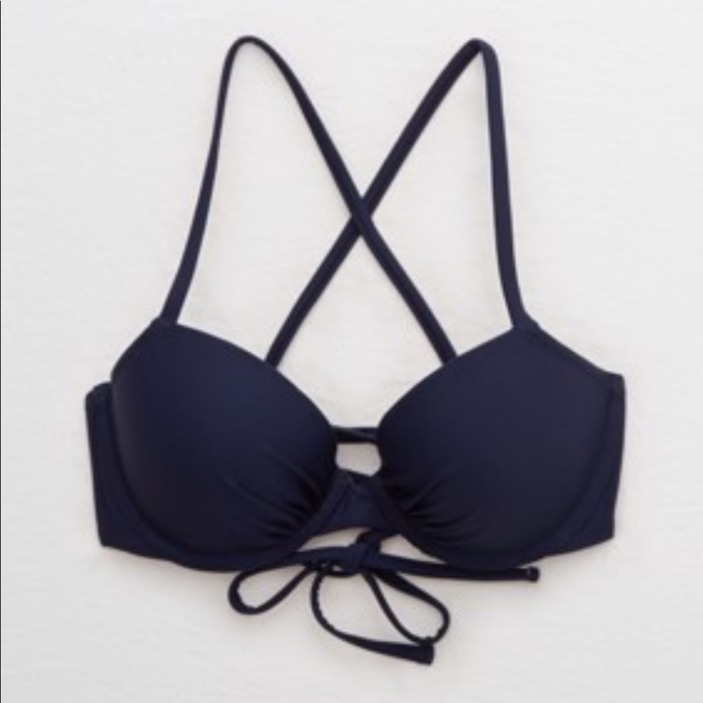 Aerie lightly lined underwire bikini top